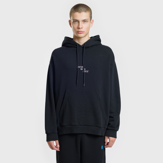 Мужская толстовка Marcelo Burlon Ghost House Over Hoodie Black/Beige
