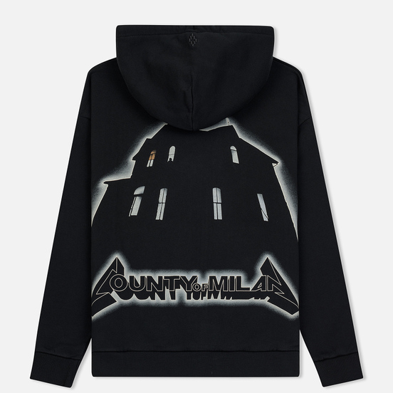 Мужская толстовка Marcelo Burlon Ghost House Over Hoodie Black/Beige