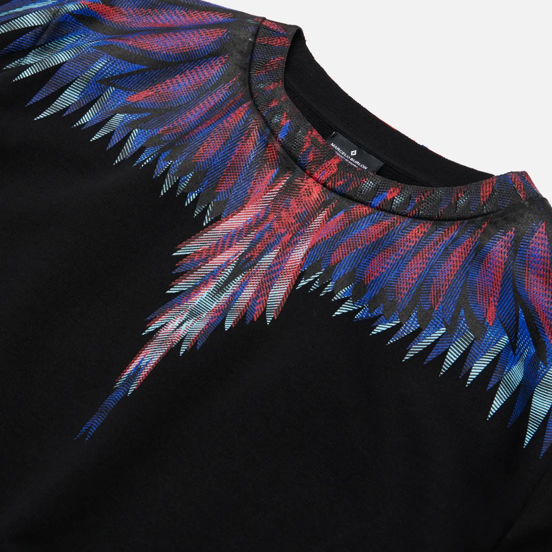 Marcelo Burlon Мужская толстовка Sharp Wings Regular Crewneck