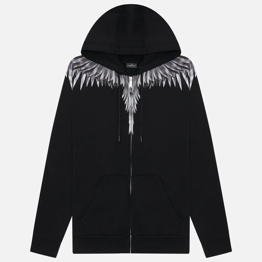 Marcelo Burlon Мужская толстовка Sharp Wings Regular Zip Hoodie