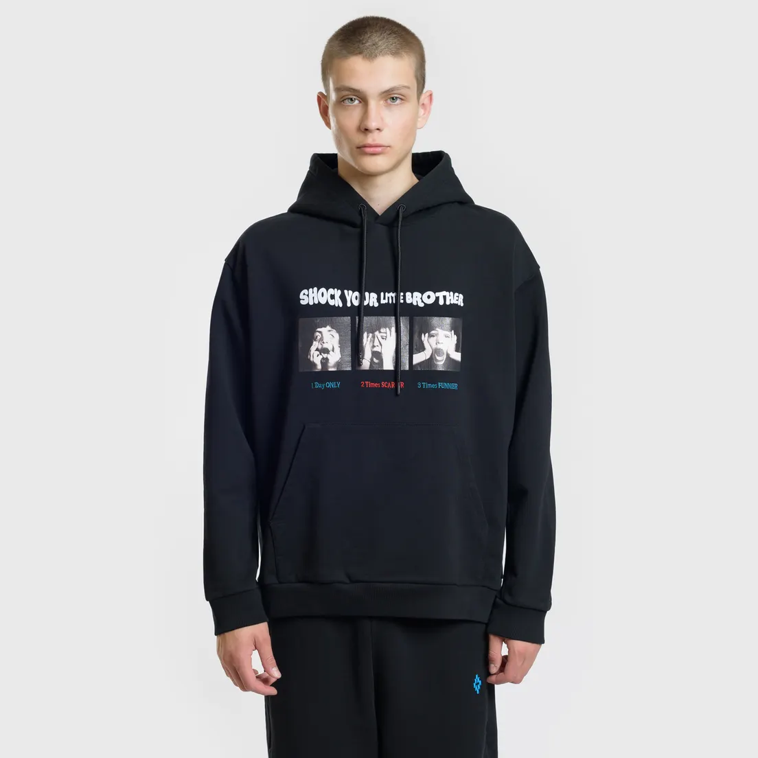 Marcelo Burlon Мужская толстовка Shock Over Hoodie