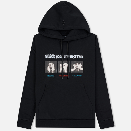 Мужская толстовка Marcelo Burlon Shock Over Hoodie Black/Multicolor