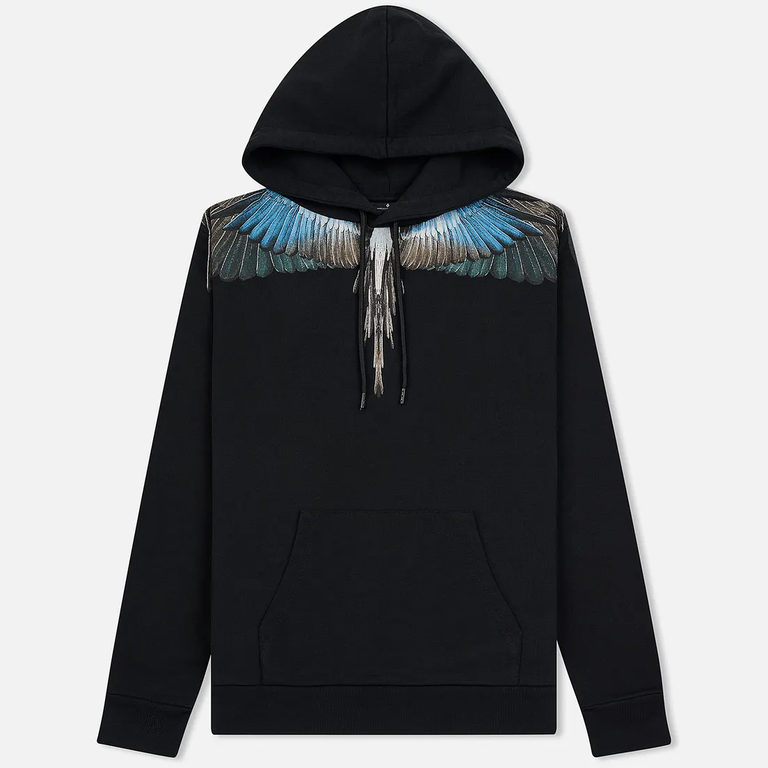 Marcelo Burlon Мужская толстовка Turquoise Wings Hoodie