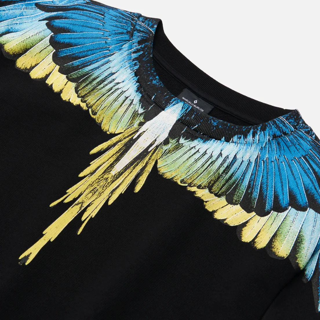 Marcelo Burlon Мужская толстовка Wings Regular Crewneck