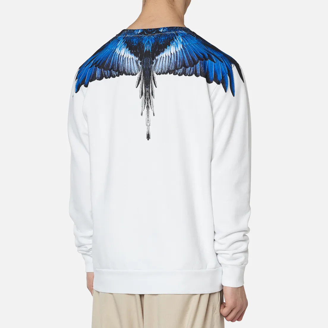 Marcelo Burlon Мужская толстовка Wings Regular Crewneck