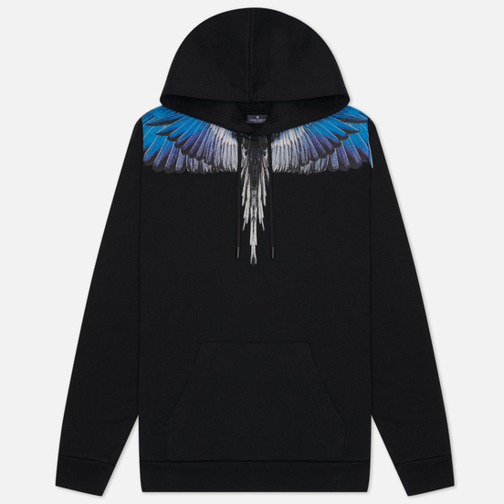 Мужская толстовка Marcelo Burlon Wings Regular Hoodie Black/Blue