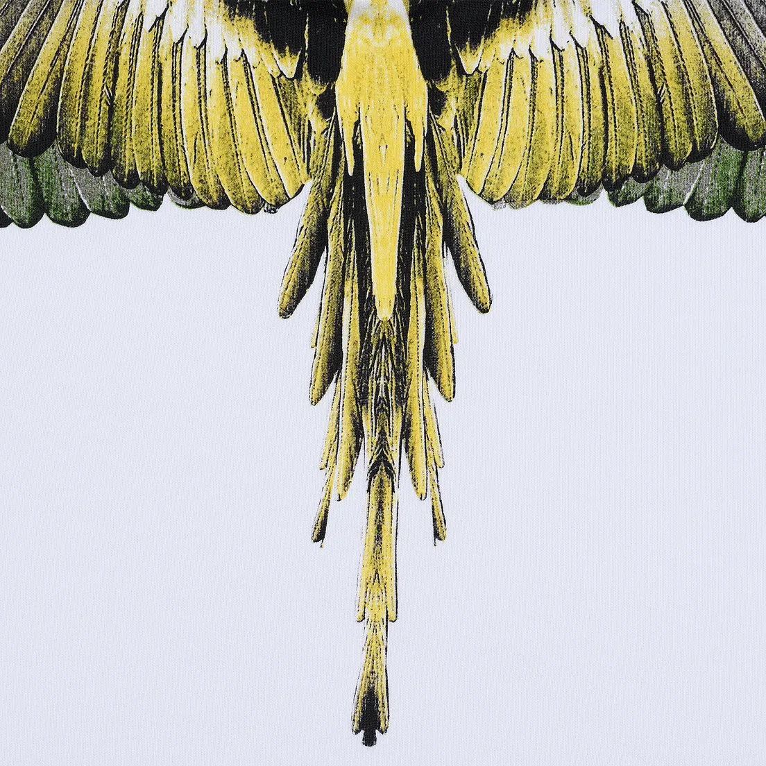 Marcelo Burlon Мужская толстовка Yellow Wings Hoodie