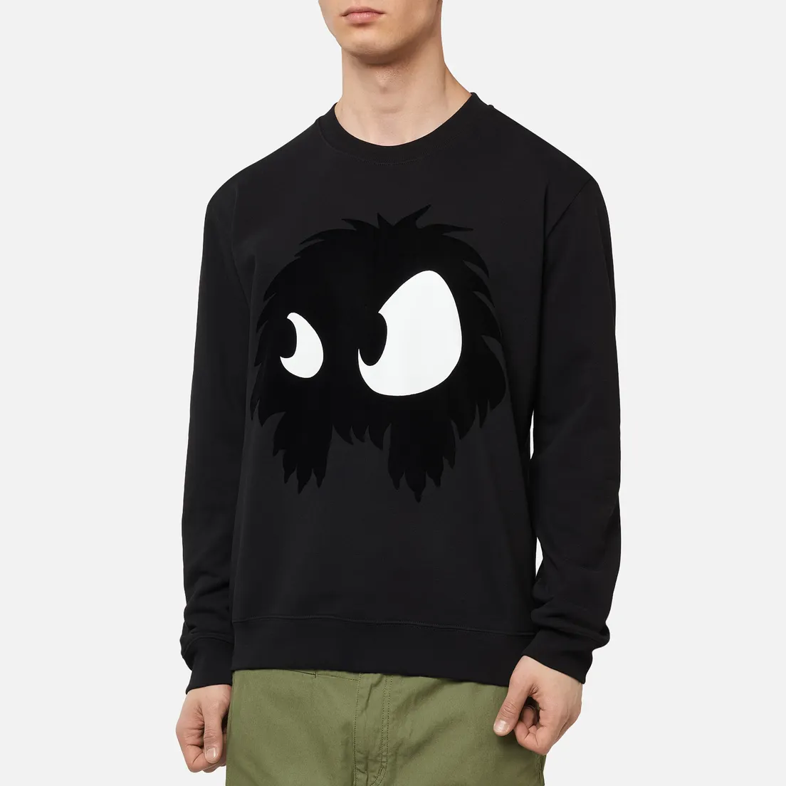 McQ Alexander McQueen Мужская толстовка Big Crew Neck Chester Monster