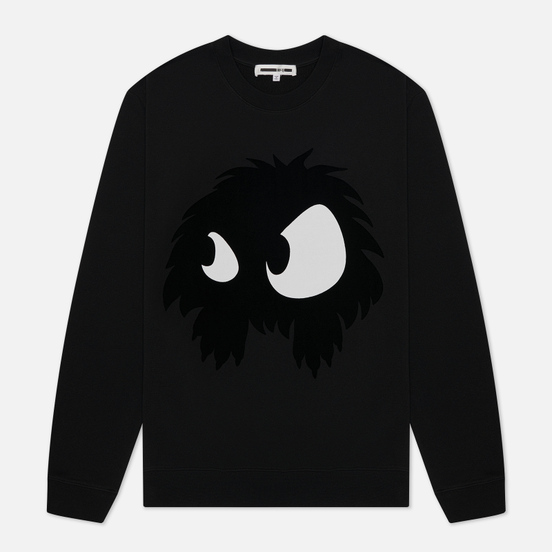 Мужская толстовка McQ Alexander McQueen Big Crew Neck Chester Monster Darkest Black