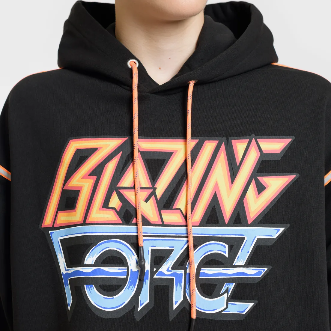 McQ Alexander McQueen Мужская толстовка Blazing Force Over Drawstring Hoodie