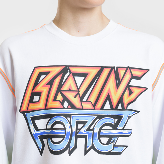 Мужская толстовка McQ Alexander McQueen Blazing Force Oversized Optic White