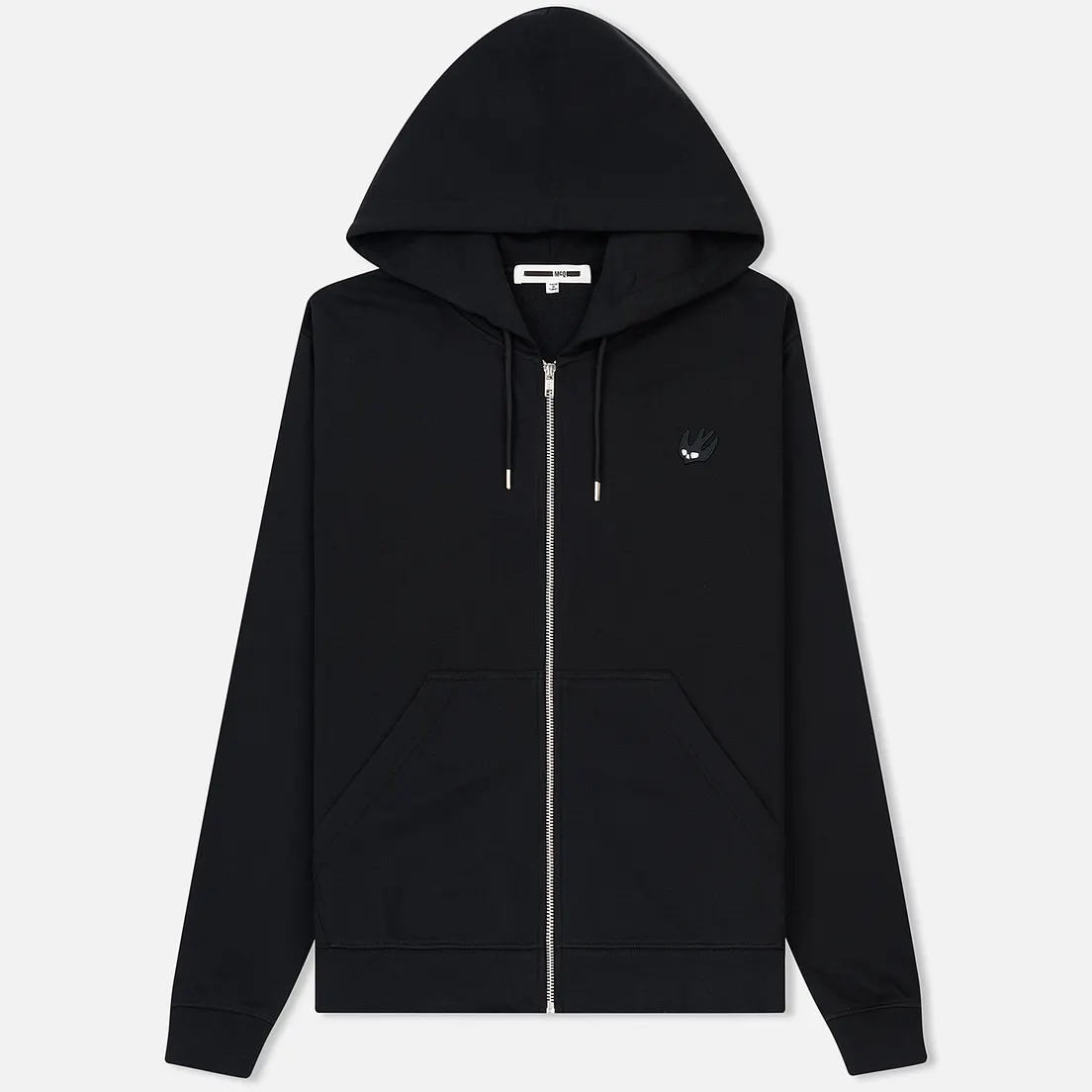 McQ Alexander McQueen Мужская толстовка Clean Zip Hoodie SG Swallow Badge