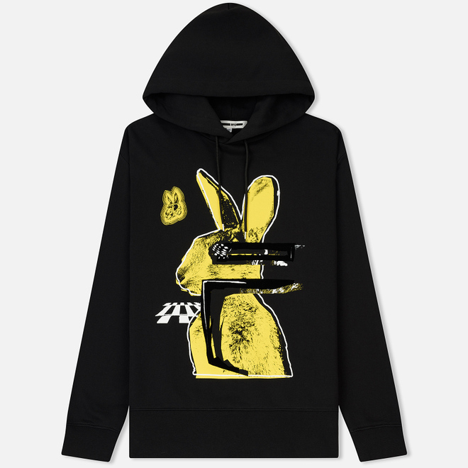Мужская толстовка McQ Alexander McQueen Comfy Hoodie Exclus Darkest Black