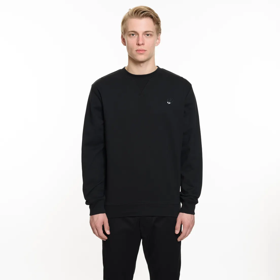 McQ Alexander McQueen Мужская толстовка Coverlock Crew SG Swallow Badge