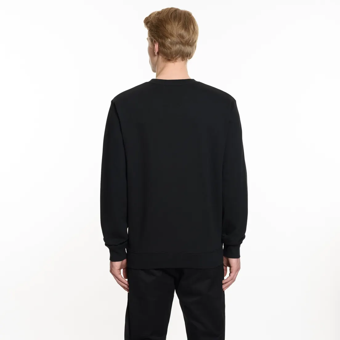 McQ Alexander McQueen Мужская толстовка Coverlock Crew SG Swallow Badge