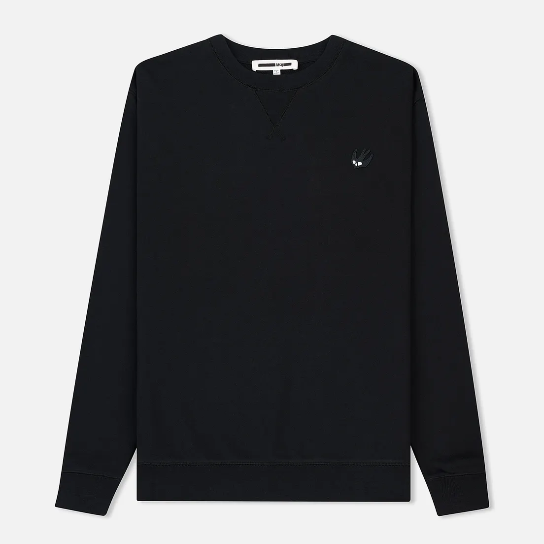 McQ Alexander McQueen Мужская толстовка Coverlock Crew SG Swallow Badge
