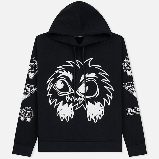 Мужская толстовка McQ Alexander McQueen Monster Rally Big Hoodie Darkest Black