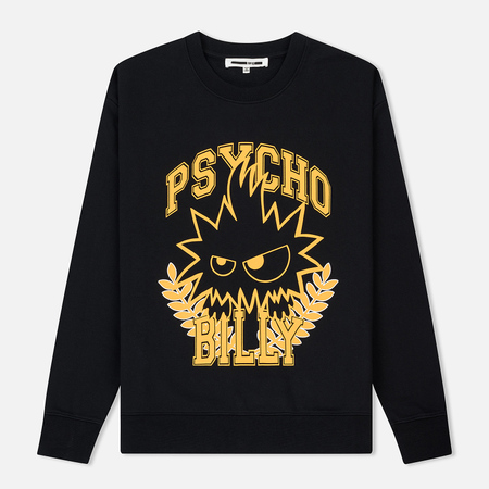 Мужская толстовка McQ Alexander McQueen Oversized 03 Psycho Billy Darkest Black