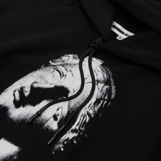 Мужская толстовка McQ Alexander McQueen Pullover Hoodie The Noise Club Darkest Black