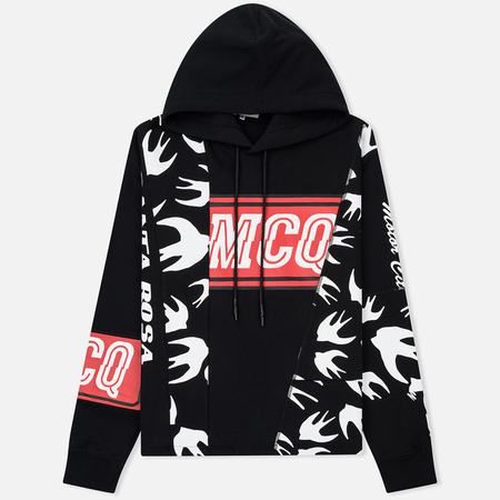 Мужская толстовка McQ Alexander McQueen Recy Drawstring Hoodie 01 Monster Darkest Black