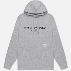 Мужская толстовка MKI Miyuki-Zoku Classic Logo Hoody Grey