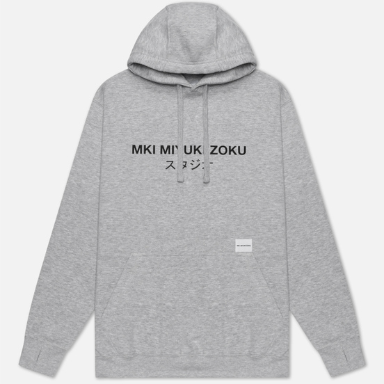 Мужская толстовка MKI Miyuki-Zoku Classic Logo Hoody Grey