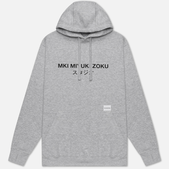 Мужская толстовка MKI Miyuki-Zoku Classic Logo Hoody Grey