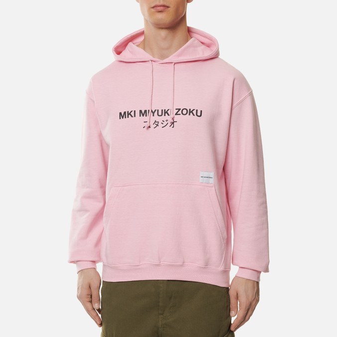 Мужская толстовка MKI Miyuki-Zoku, цвет розовый, размер S MCLHD-PINK Classic Logo Hoody - фото 3