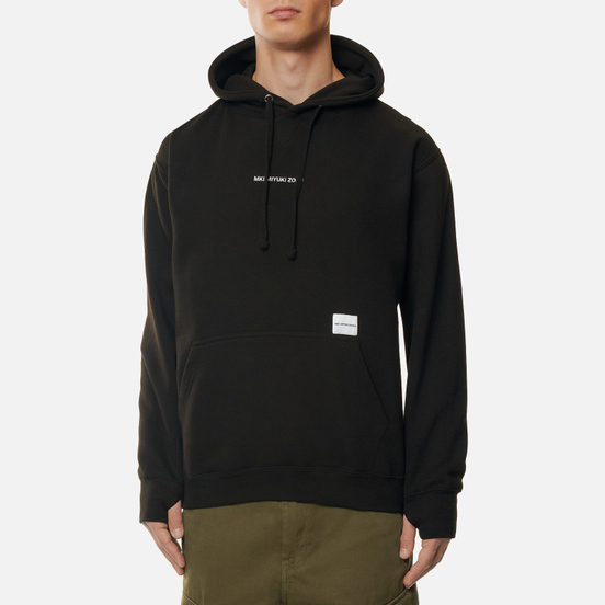 Мужская толстовка MKI Miyuki-Zoku Embroidered Logo Hoody Black