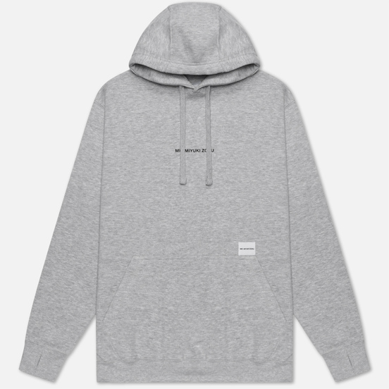 Мужская толстовка MKI Miyuki-Zoku Embroidered Logo Hoody Grey
