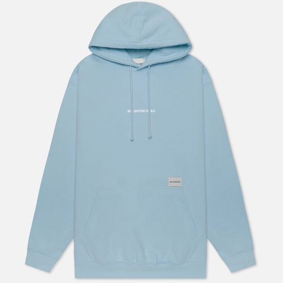 Мужская толстовка MKI Miyuki-Zoku Embroidered Logo Hoody Light Blue