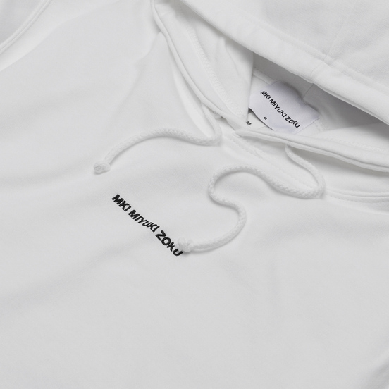 Мужская толстовка MKI Miyuki-Zoku Embroidered Logo Hoody White