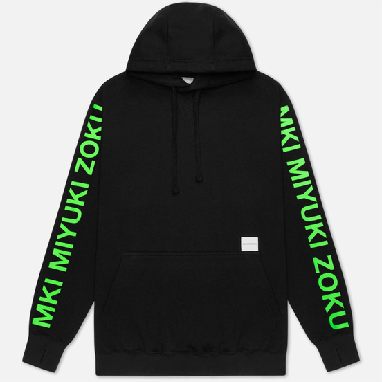 Мужская толстовка MKI Miyuki-Zoku Neon Logo Hoody Black