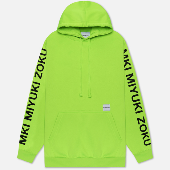 Мужская толстовка MKI Miyuki-Zoku Neon Logo Hoody Flo Green