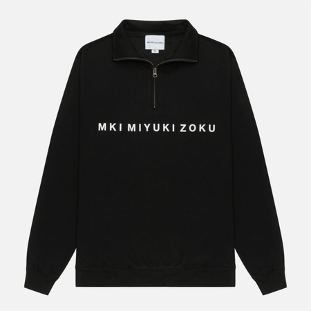 Мужская толстовка MKI Miyuki-Zoku Quarter Zip Sweater, цвет чёрный, размер M