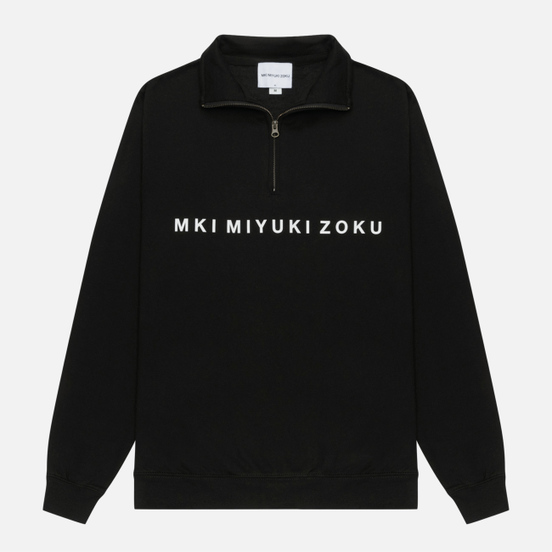 Мужская толстовка MKI Miyuki-Zoku Quarter Zip Sweater Black