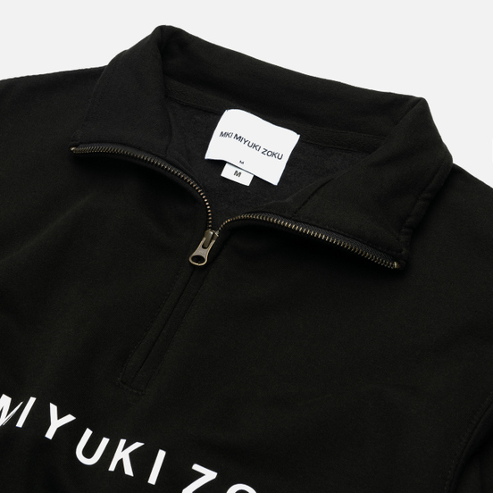 Мужская толстовка MKI Miyuki-Zoku Quarter Zip Sweater Black