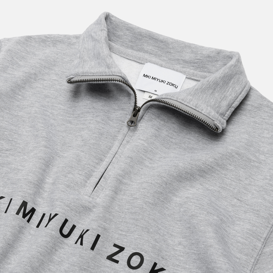 MKI Miyuki-Zoku Мужская толстовка Quarter Zip Sweater