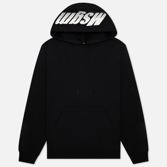 Мужская толстовка MSGM 3D Print Hooded Black