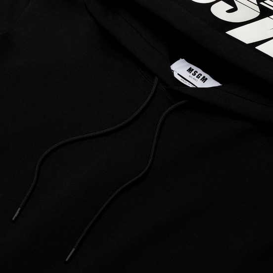 Мужская толстовка MSGM 3D Print Hooded Black