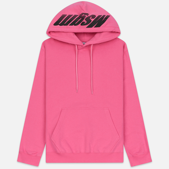 Мужская толстовка MSGM 3D Print Hooded Fuchsia