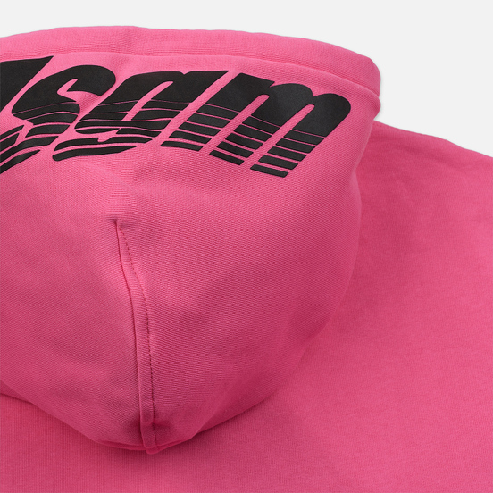 Мужская толстовка MSGM 3D Print Hooded Fuchsia