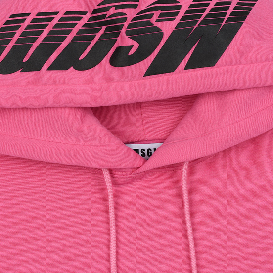 Мужская толстовка MSGM 3D Print Hooded Fuchsia