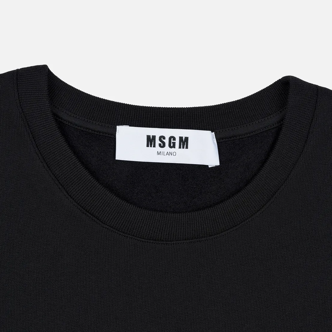 MSGM Мужская толстовка Colorful Logo Print Crew Neck