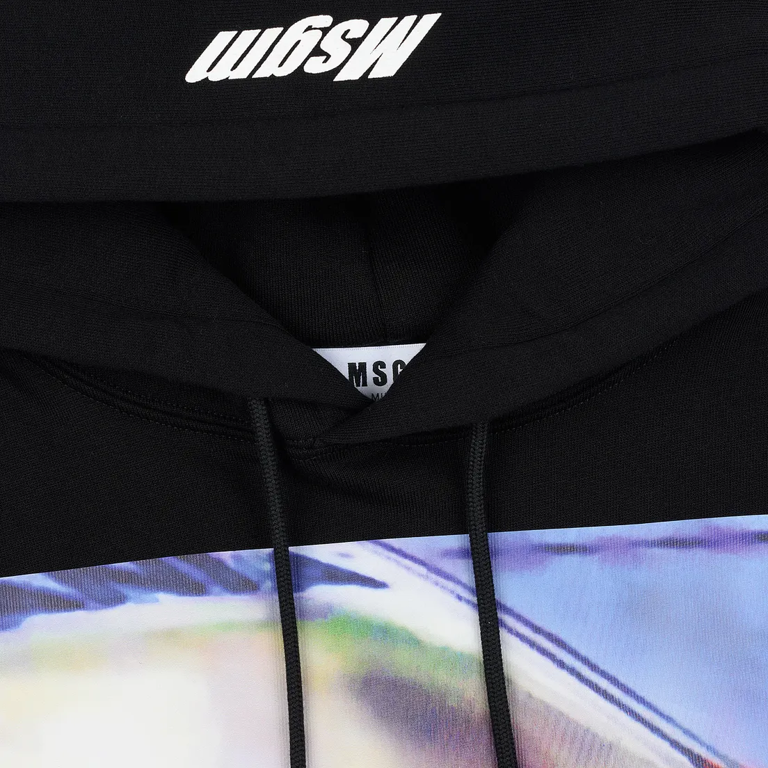 MSGM Мужская толстовка Colorful Logo Print Hoodie