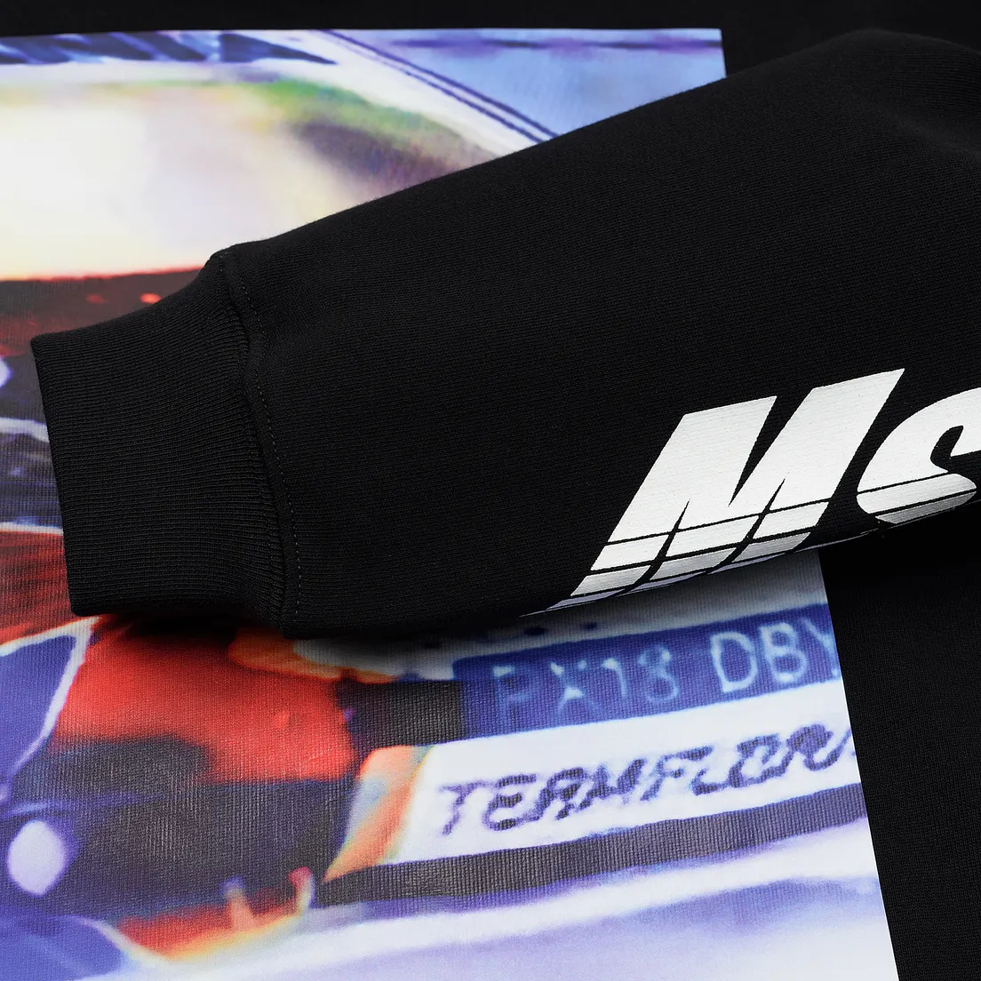 MSGM Мужская толстовка Colorful Logo Print Hoodie