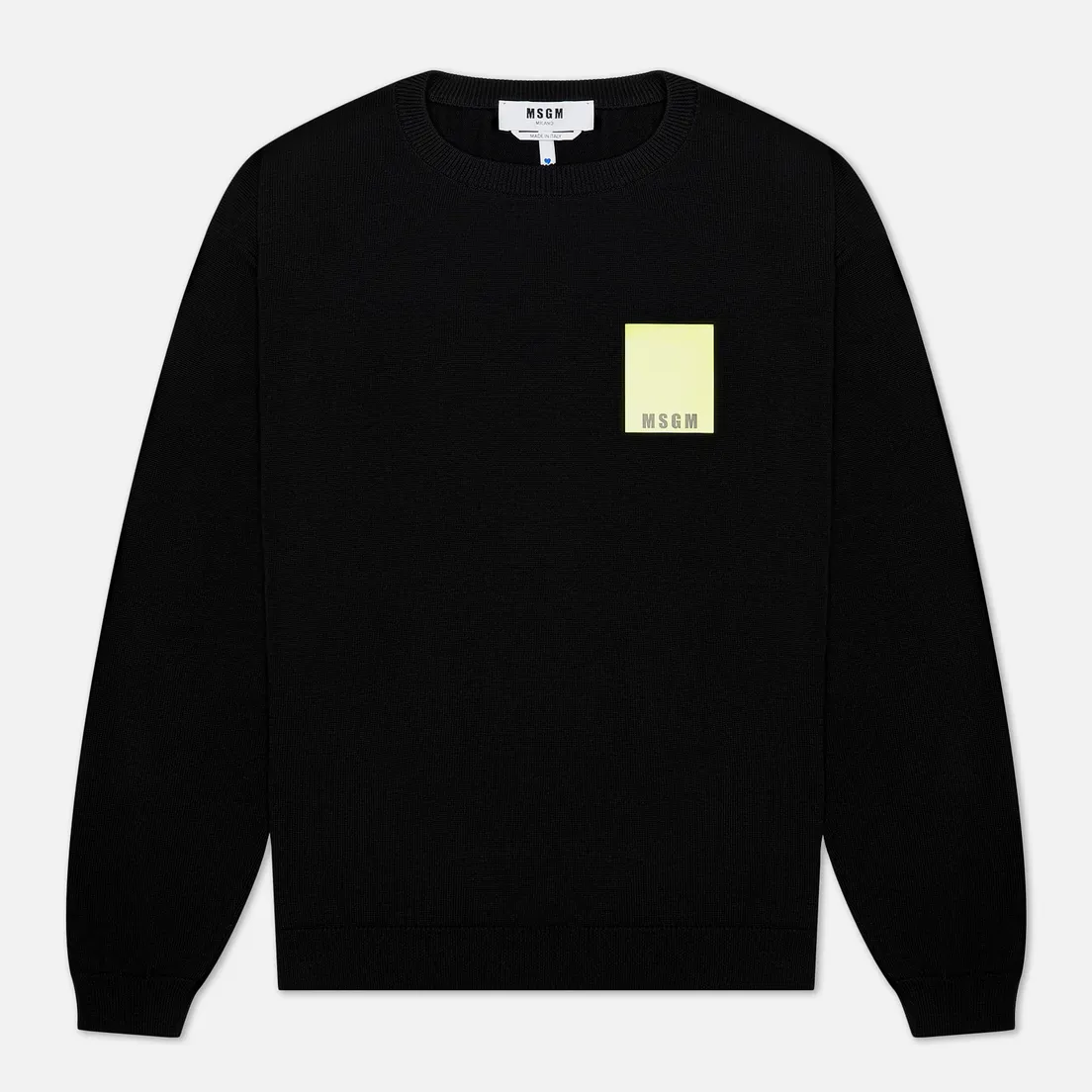 MSGM Мужская толстовка Fluo Patch