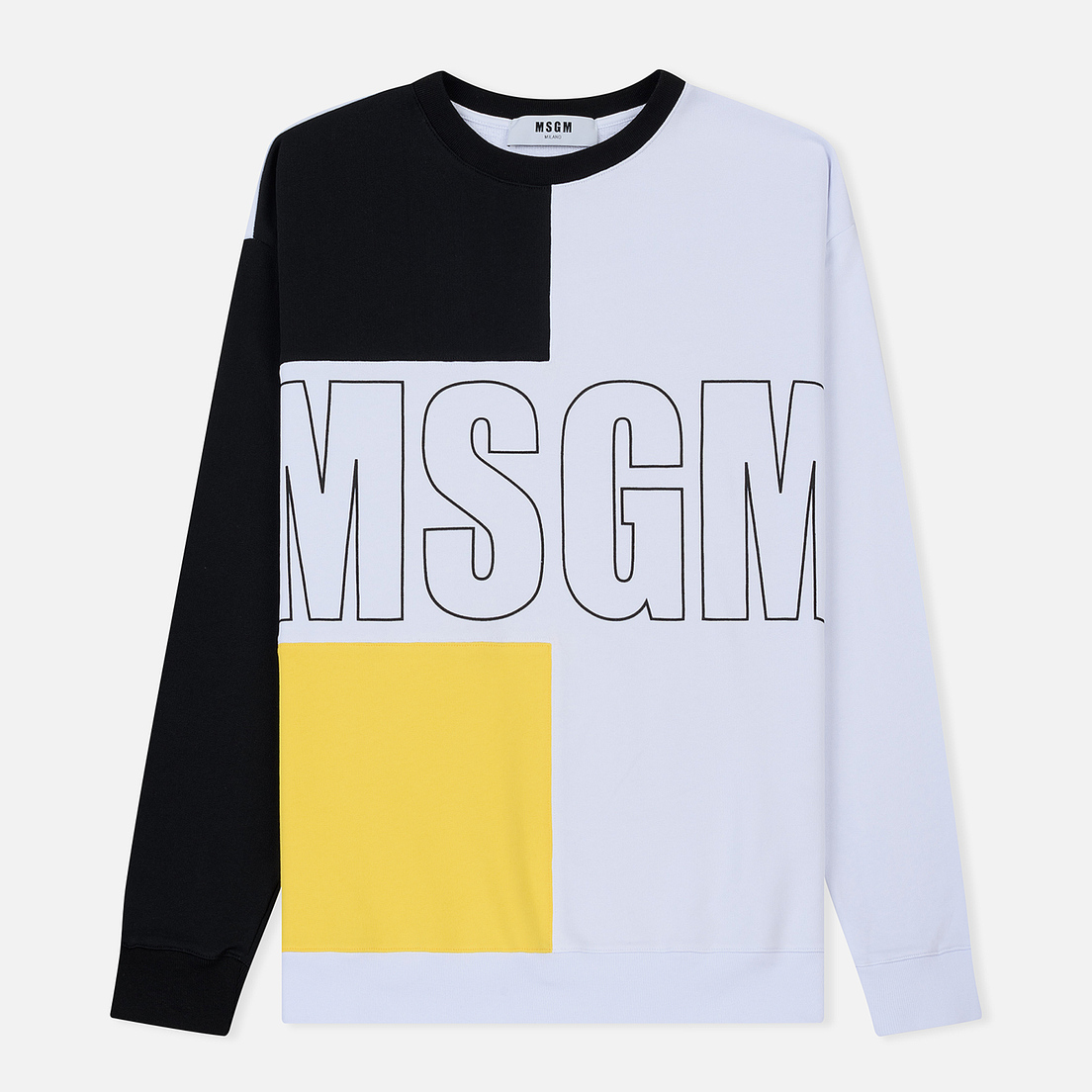 MSGM Мужская толстовка Logo Crew Neck