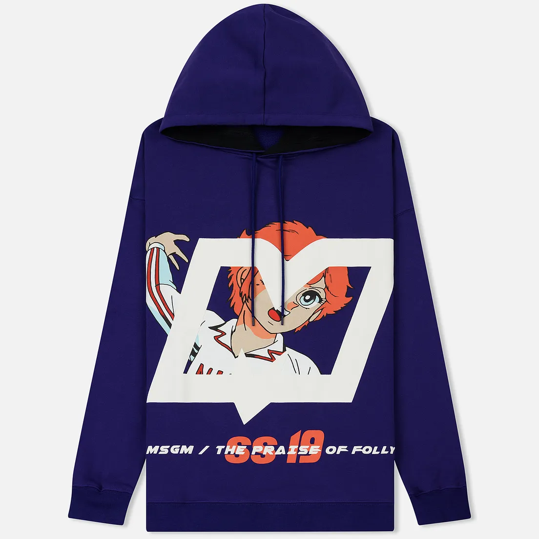 MSGM Мужская толстовка Mila And Logo Print