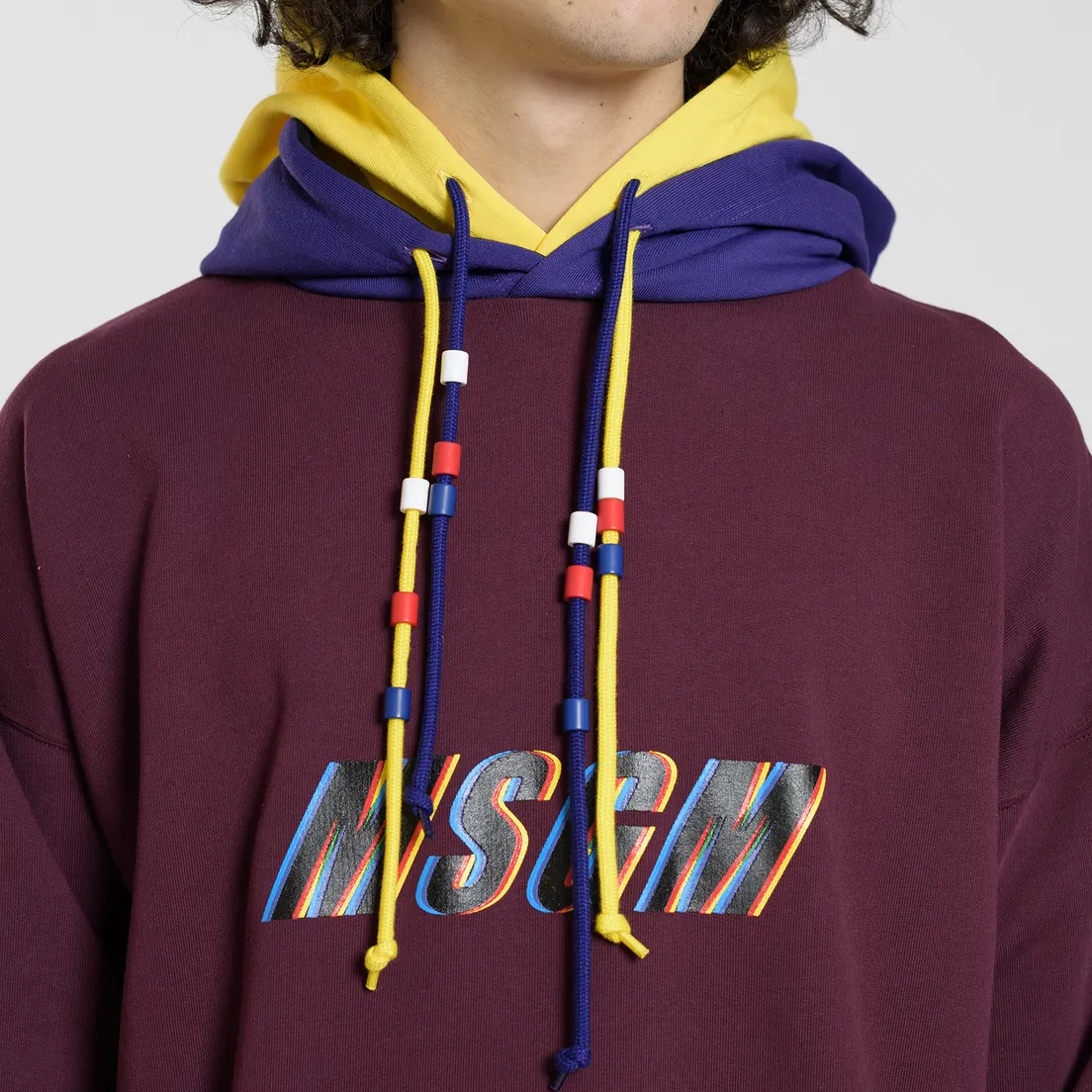 MSGM Мужская толстовка Multicolor Hoodie